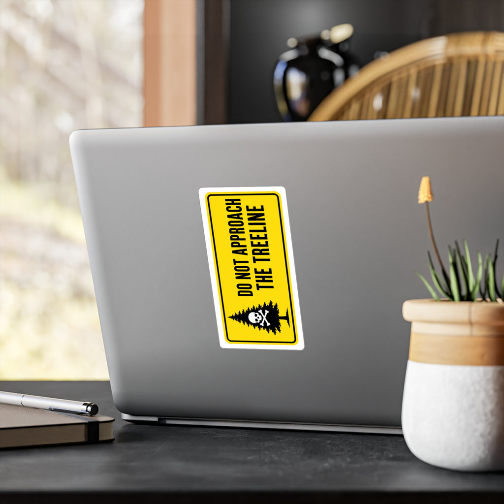 "DO NOT APPROACH THE TREELINE" Bumper Sticker
