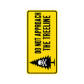 "DO NOT APPROACH THE TREELINE" Bumper Sticker